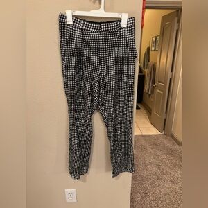 Vintage Black & White Checkered Pants